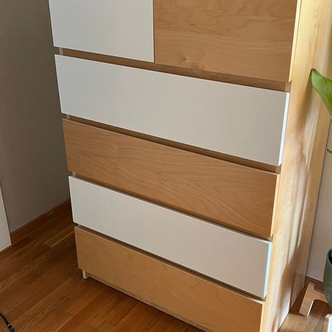 Malm kommode 6 skuffer