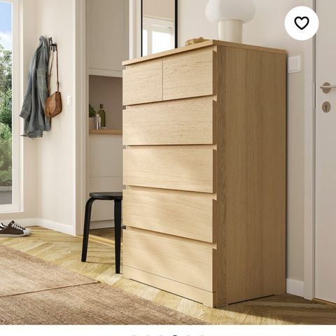 Malm kommode fra IKEA