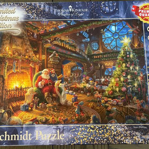 Schmidt puslespill 1000 - Santa’s Workshop