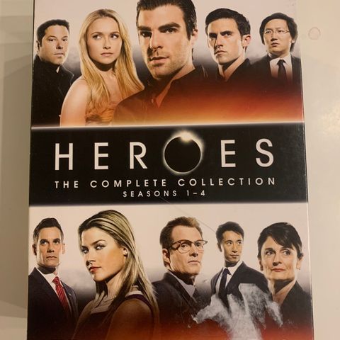 Heroes dvd 4 sesonger