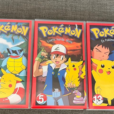 Pokemon tv serie vhs