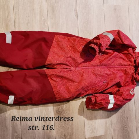 Sko str. 27-31, vinterdress reima116, balaclava reima str. 48