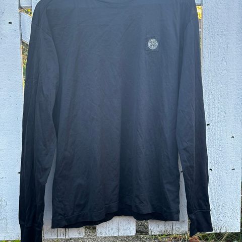 Stone Island tynn sort crewneck