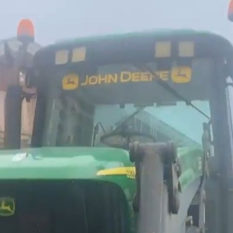 John Deere klistermerke 90 cm