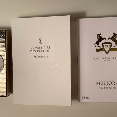 Atkinsons/YSL/Parfums de Marly - nye/ubrukte originalprøver