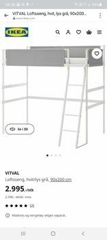 VITVAL LOFTSSENG FRA IKEA