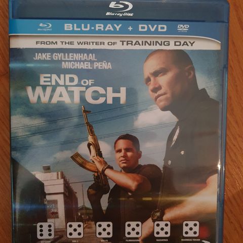 END OF WATCH (2012) BLU-RAY og dvd