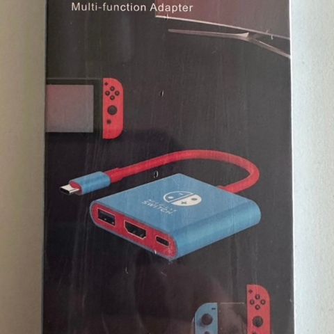 Nintendo switch mini dock. Tv tilkobling. Ny, uåpnet.