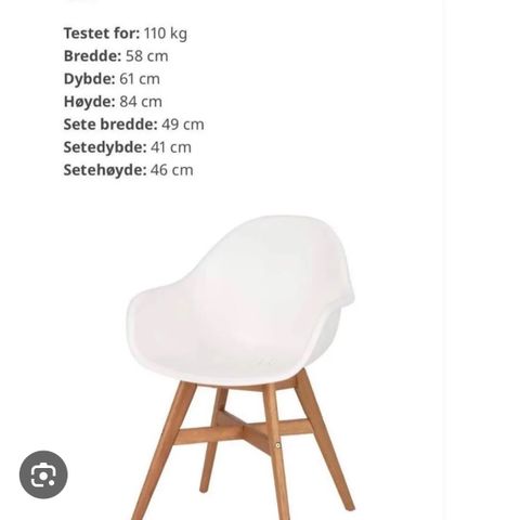 Ikea fanbyn stoln