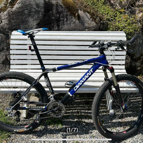 Lett og rask hardtail i karbon - Diamant Apex T2 str M