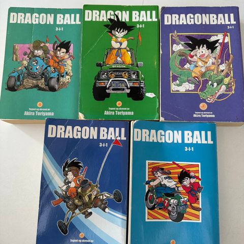 Dragonball 3-i-1, bok 1-15