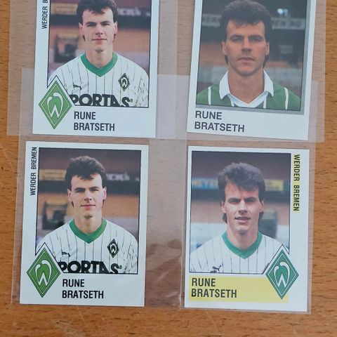 Rune Bratseth Rookie Stickers