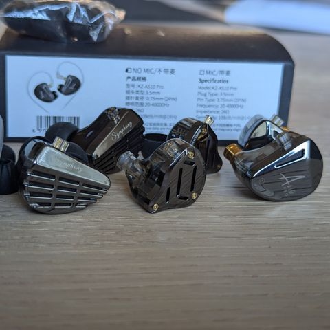 3 KZ IEMs - AS10 Pro - Symphony - ZS10 Pro 2