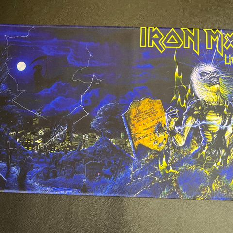 Stor PC/Musematte Med Bilde Av Iron Maiden 30X60 cm