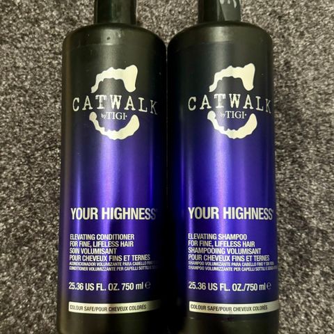 Tigi Catwalk Your Highness shampo conditioner duo 750ml