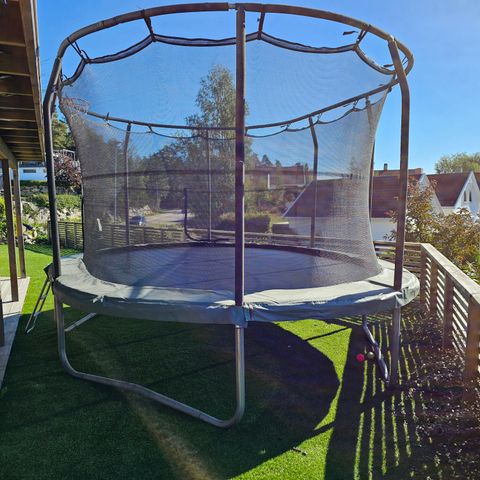 Jumpking 3,1 m x 4,6 m Oval Combo Trampoline