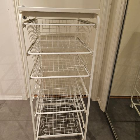 Ikea stativ med trådhyller