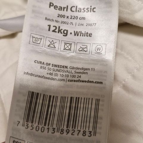 Cura Classic Pearl vektdyne 12 kg