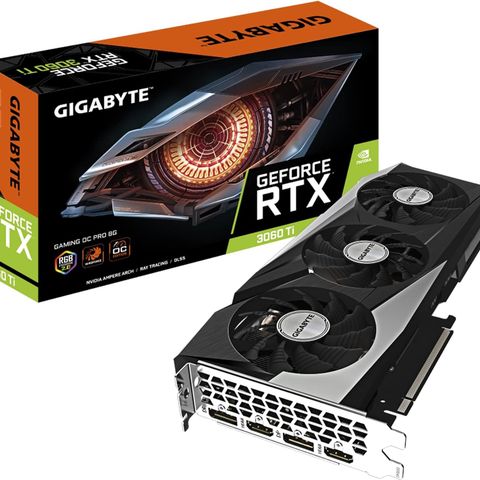 Gigabyte GeForce RTX 3060 TI 8GB Gaming Pro OC Grafikkort - ønskes kjøpt