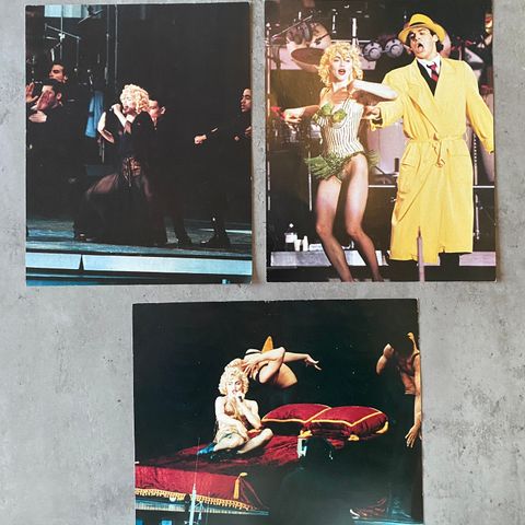 MADONNA - 3 FOTOS FRA BLONDE AMBITION TOUR 1990