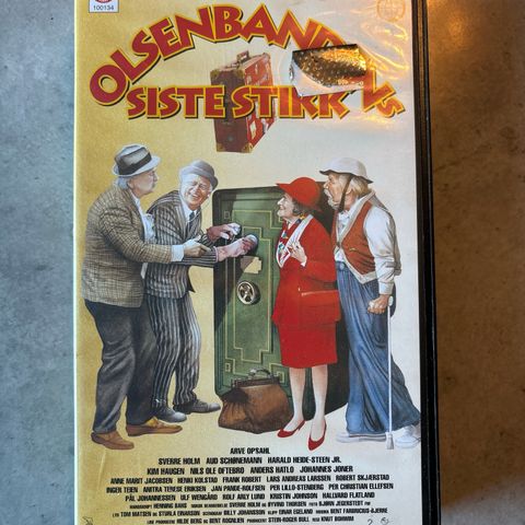 Olsenbandens siste stikk. VHS.