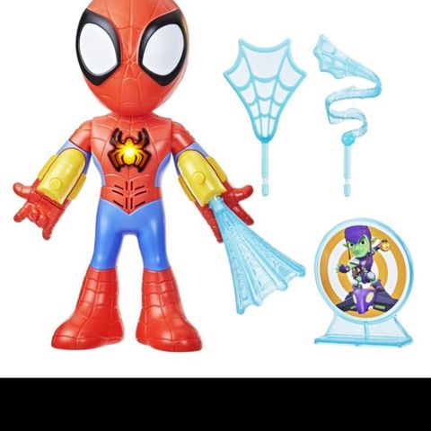 Marvel Spidey figur, med lyd, lys og spinnfunksjon