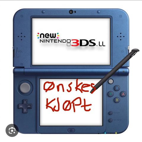 Ned Nintendo 3ds xl ønskes kjøpt