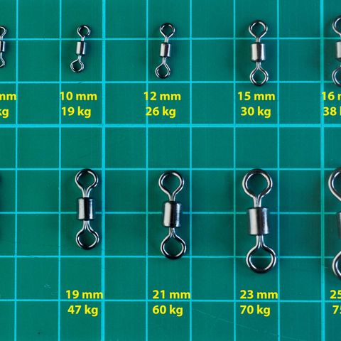 Svivler 8-ring tønne / barrel