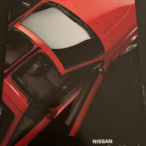 1991 NISSAN 100 NX bilbrosjyre