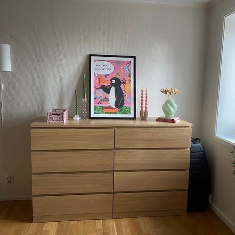 Malm kommode, 2 stk