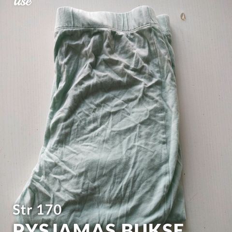 Pyjamas bukse str 170