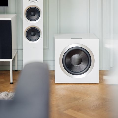 Bowers and Wilkins DB4S subwoofer hvit