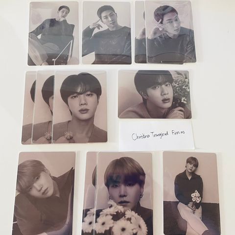 BTS MONOCHROME photocards