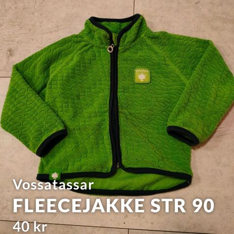 Fleece jakke str 90