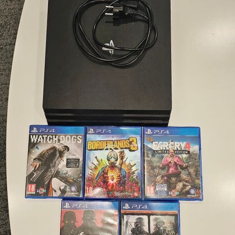 Sony playstation4 pro 1tb hdd.