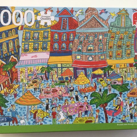 Puslespill 1000 fra Jumbo. « Bruxelles «