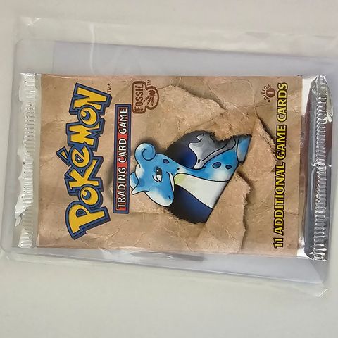 Pokemon 1st Edition Fossil Booster Pakke - Lapras