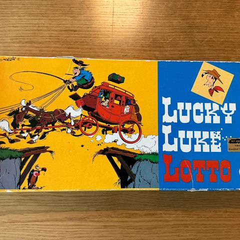 Lucky Luke Lottospill fra 1969 - samleobjekt