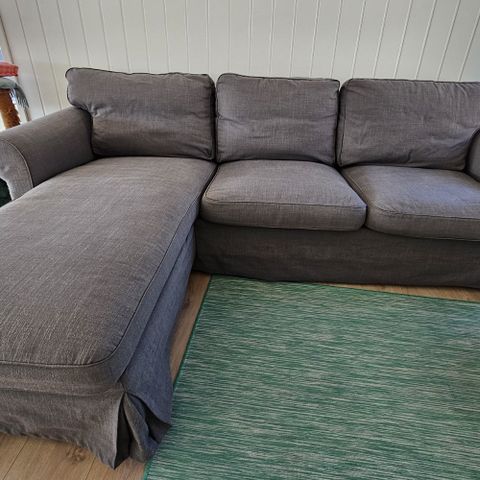 IKEA Ektorp 3-seters sofa med sjeselong