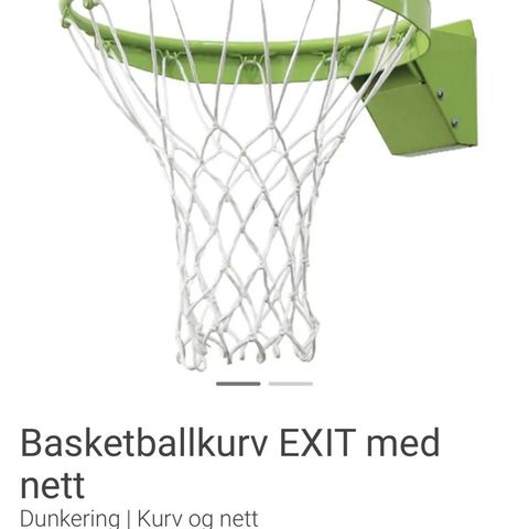 Nesten ny kvalitetsbasketkurv