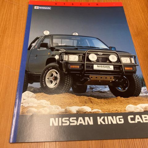 BILBROSJYRE - NISSAN KING CAB UTSTYR -1995?