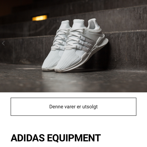 Adidas Eqipment  sneakers str 40 2/3