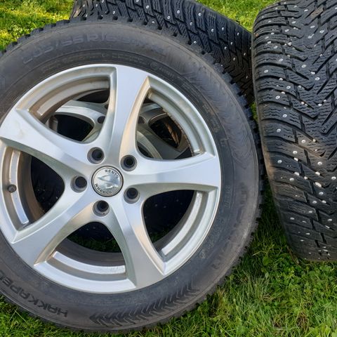 Vinterhjul FORD 205/55x16, gode Nokian, Focus,Mondeo,Connect, C-max,S-max,mm