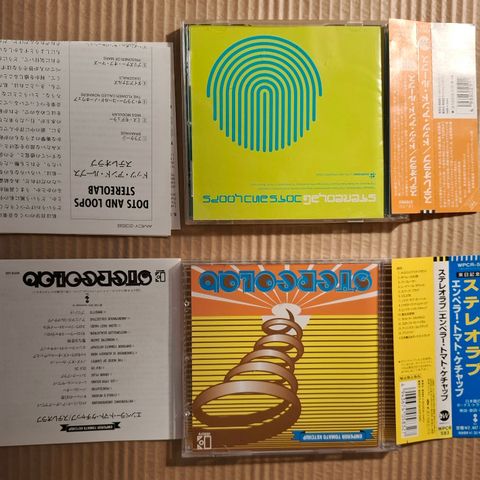 STEREOLAB JAPANSKE UTGAVER( CD)