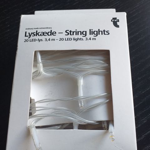 Lyskjede string lights