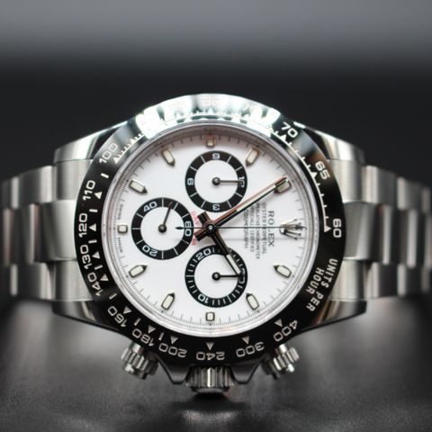 Rolex Daytona 116500LN, 2021mod Komplett med boks, papir. NOK. 290.000.-