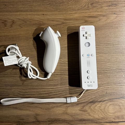 Nintendo Wii kontroller med nunchack