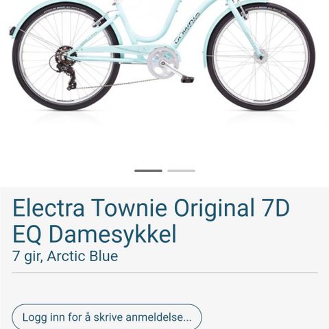 ELECTRA Townie Damesykkel 7 gir