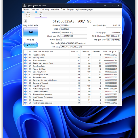 Seagate utvidelse 500 GB bærbar ekstern harddisk