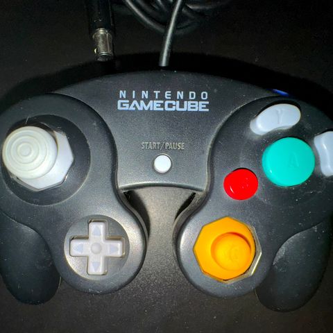 Svart Nintendo Gamecube GC kontroller